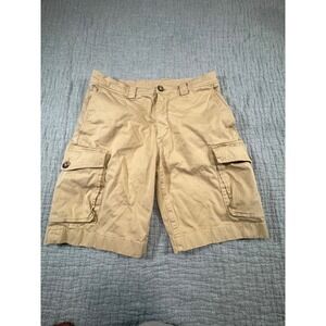 Woolrich Classic Cargo Shorts Beach Sand Men's 33x10 Khaki Preppy Outdoor Hiking